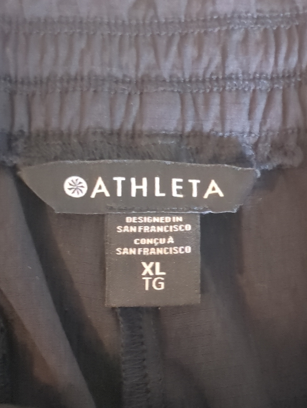 Athleta Trekkie Parachute Pant XL Black - Picture 2 of 7